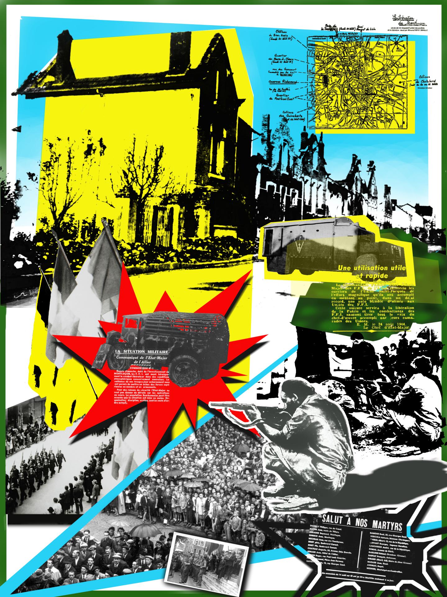 Affiche laurent liberation montlucon 2008